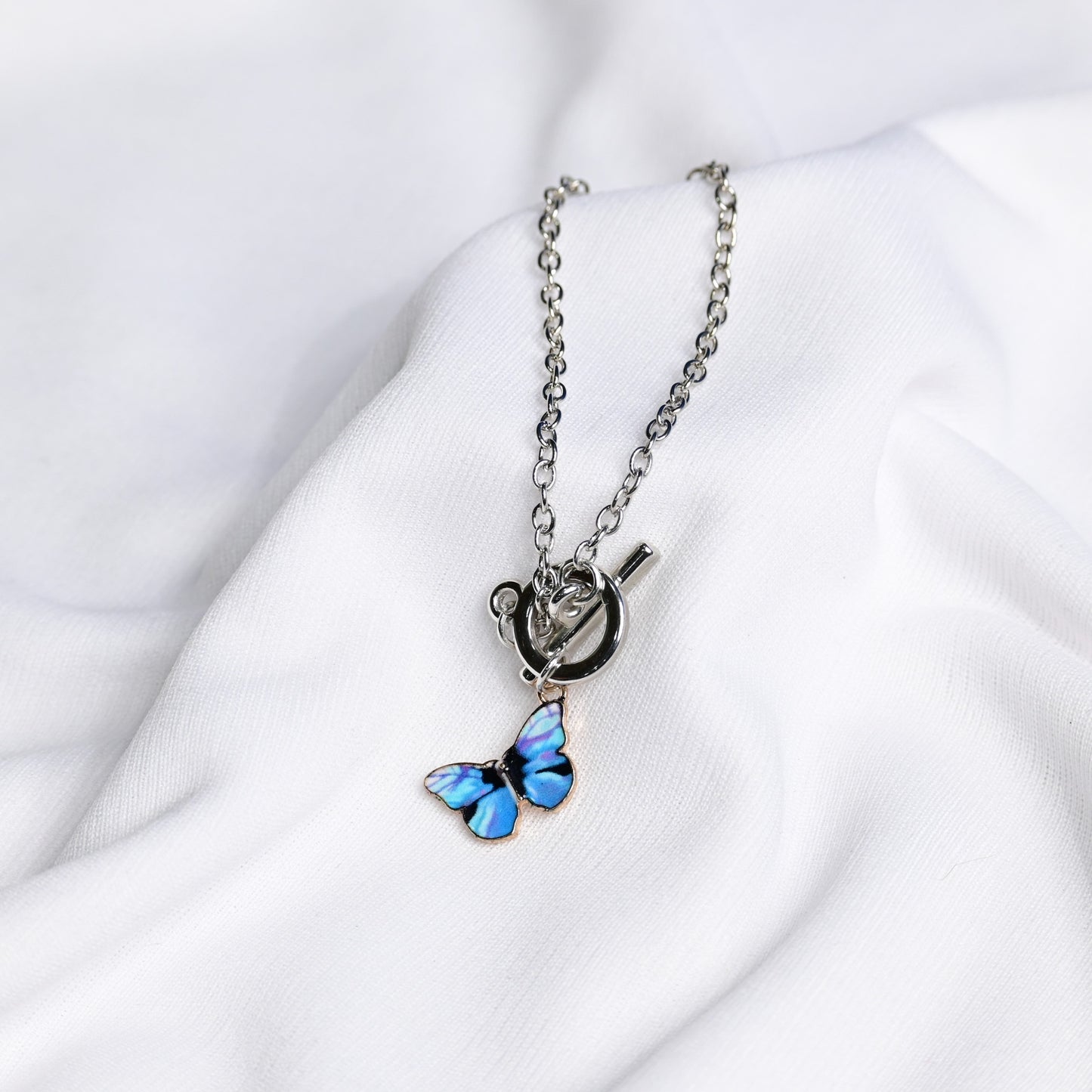 Enamel Blue Butterfly Bracelet | Fab Couture – The Kiara Shop